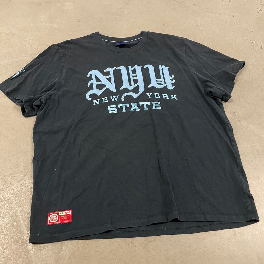 Black superdry nyu New York State t-shirt